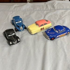Disney Pixar Cars  - Fabulous Hudson Hornet and other race cars